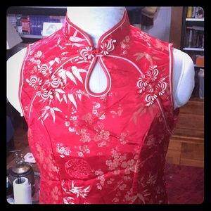 Chinese style dress and shrug